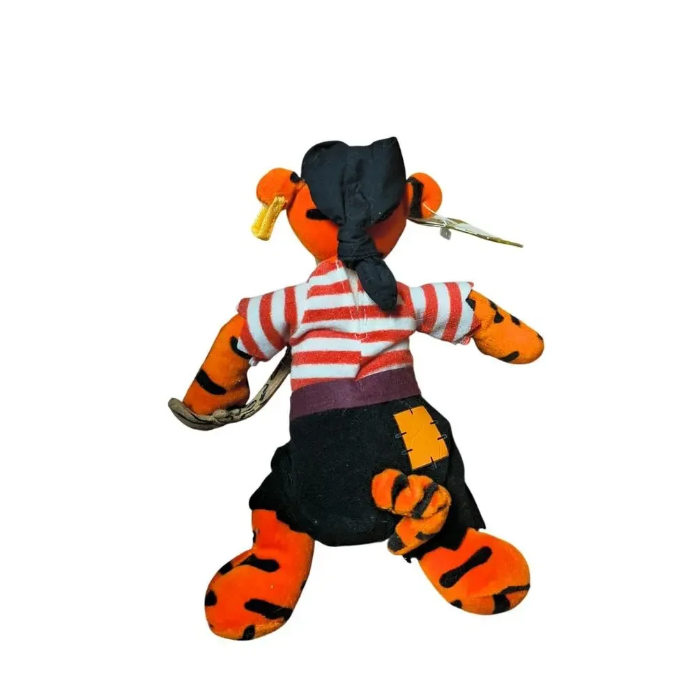 Disney Bean Bag Plush - PIRATE TIGGER (Winnie the Pooh)(9 inch) - Mint w/Tag